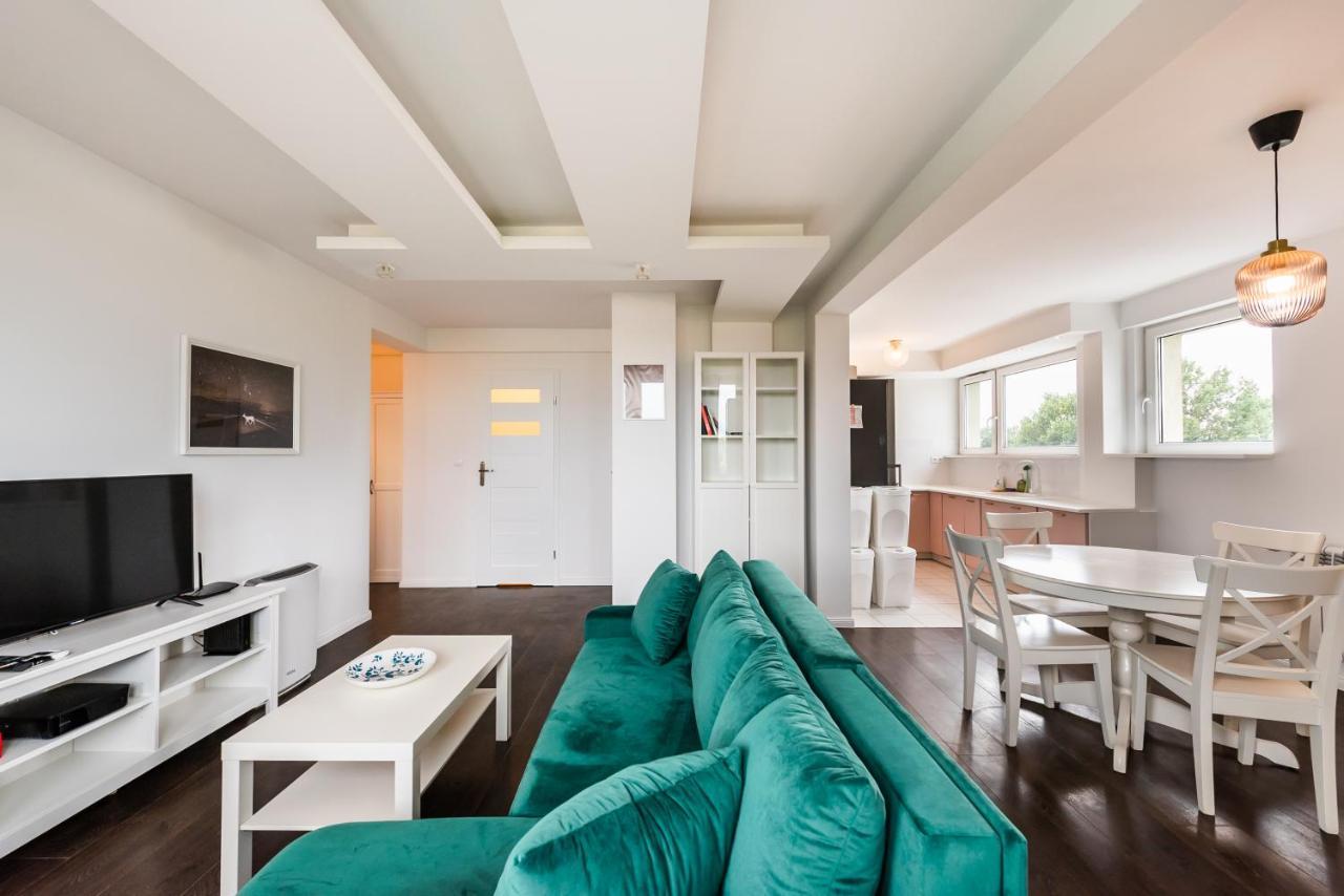 Saska Kepa Green Apartment Warszawa Eksteriør billede